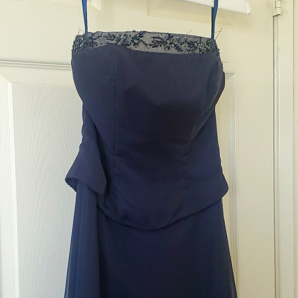 Navy Blue Formal Gown